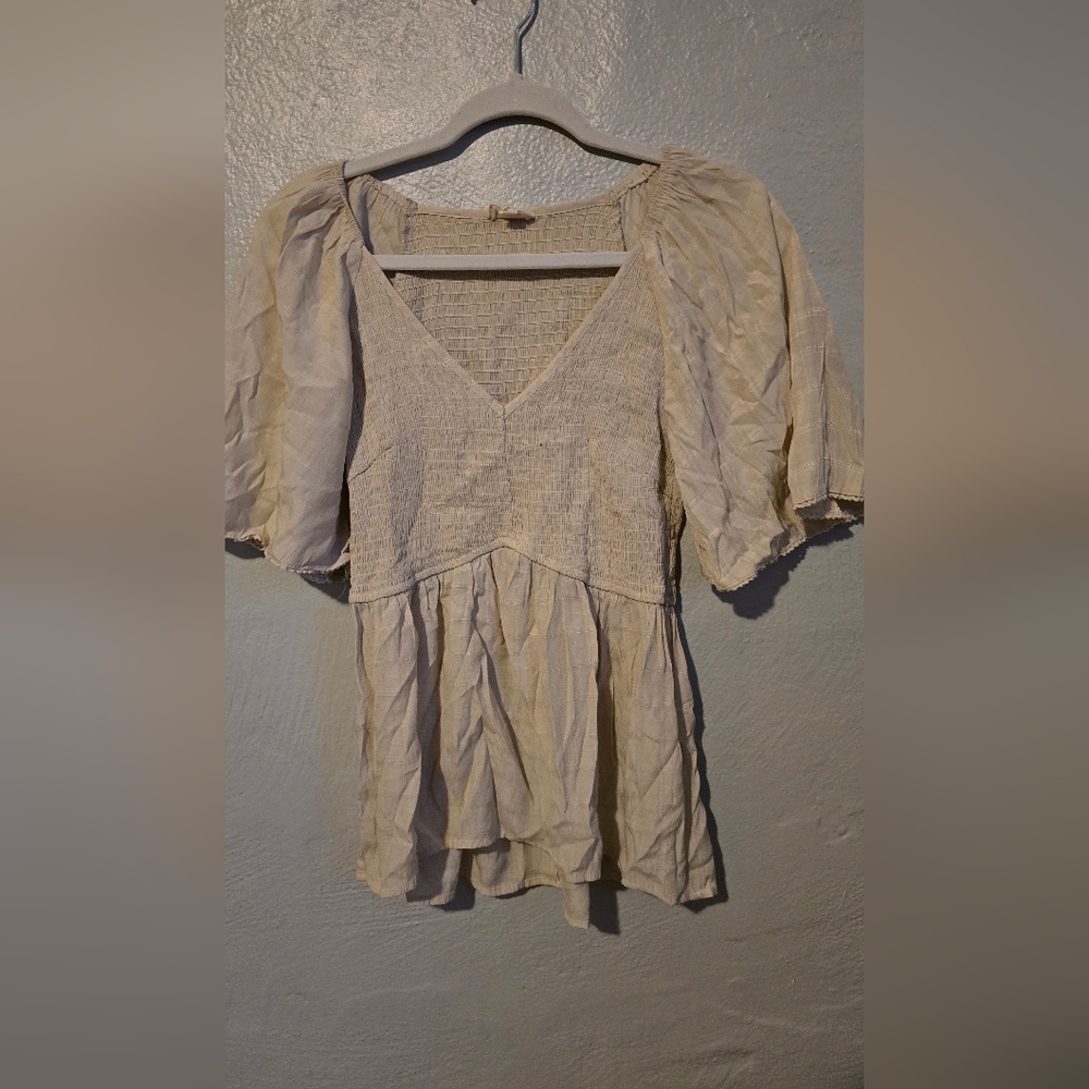Women's Cream Top